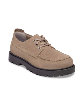 Highwood Moc Lace Low LEVE shoe Gray Taupe Birkenstock 